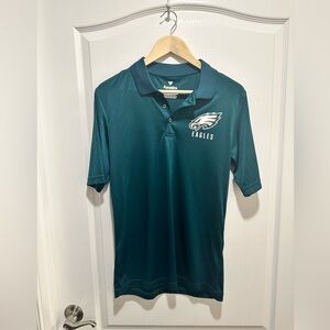 Men’s Philadelphia Eagles Team Color Polo - Midnight Green - Size: Medium